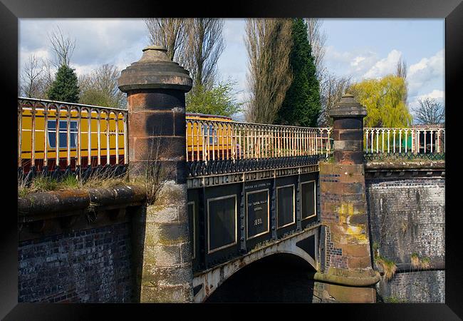 Canal Aqueduct Framed Print by Geoff Pickering