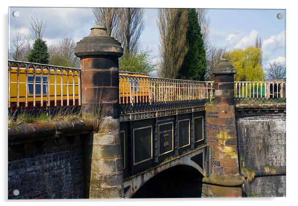 Canal Aqueduct Acrylic by Geoff Pickering
