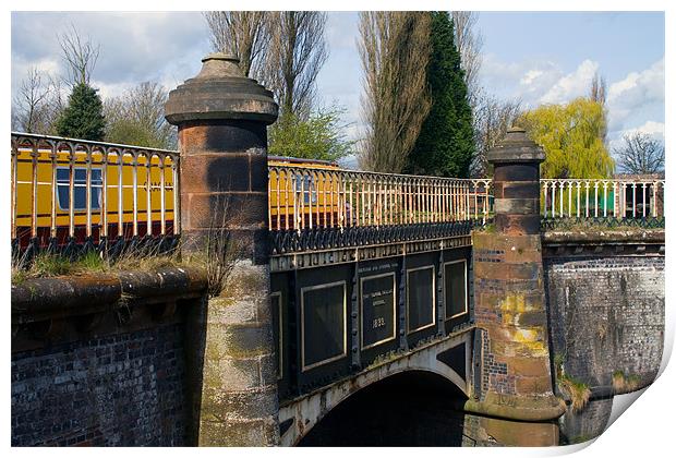 Canal Aqueduct Print by Geoff Pickering