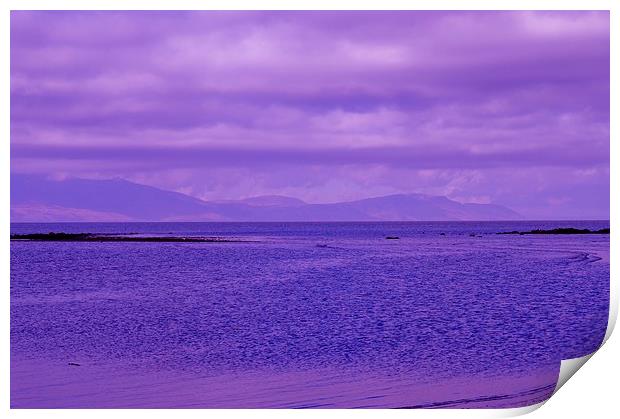 Arran Over the Sea Print by Chris Archer