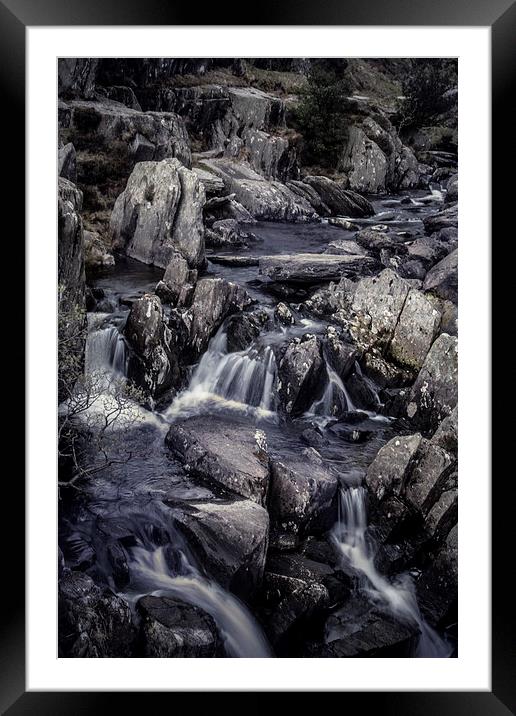 Snownonia fall Framed Mounted Print by Sean Wareing
