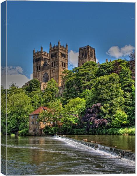 Durham Cathedral Canvas Print by CHRIS ANDERSON