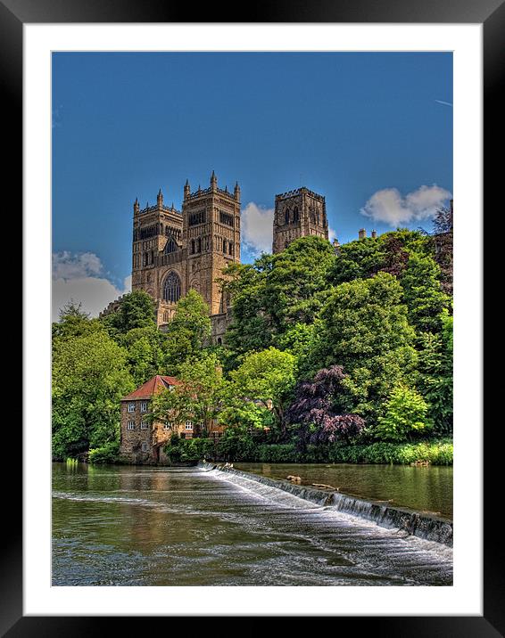 Durham Cathedral Framed Mounted Print by CHRIS ANDERSON
