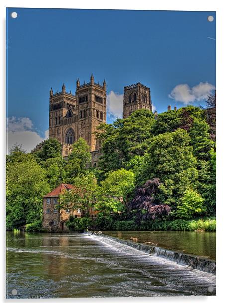 Durham Cathedral Acrylic by CHRIS ANDERSON