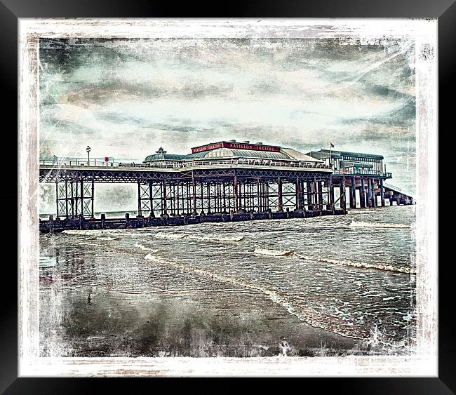 Cromer Pier. Framed Print by Rosanna Zavanaiu