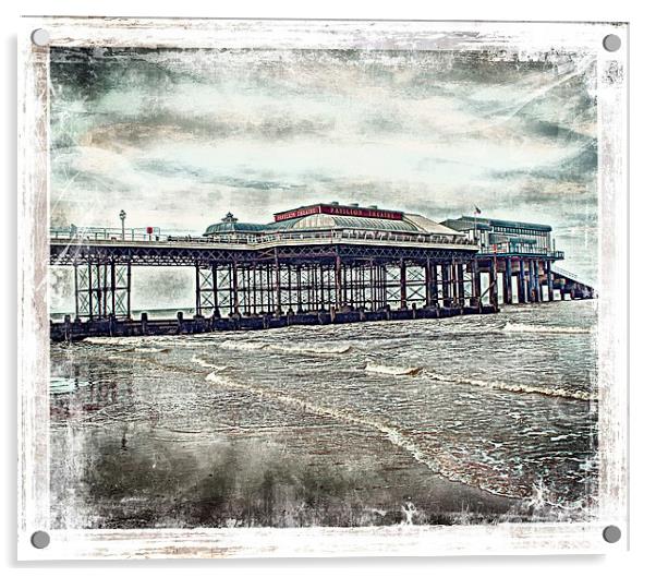 Cromer Pier. Acrylic by Rosanna Zavanaiu