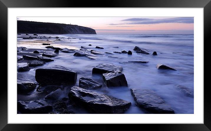 Yaverland Beach Isle of Wight Framed Mounted Print by Shaun Jacobs