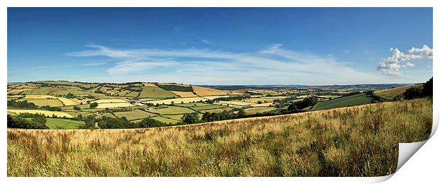 Exe valley view Print by Pete Hemington