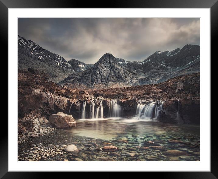 Fairy Pools Framed Mounted Print by andrew bagley