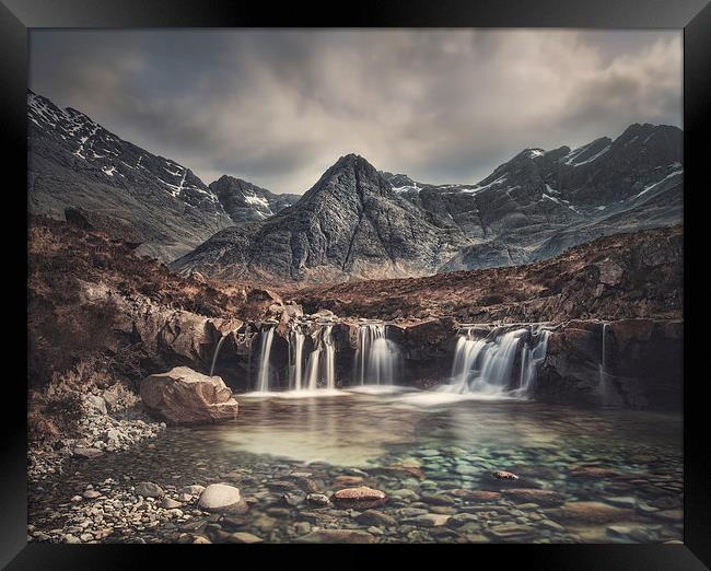 Fairy Pools Framed Print by andrew bagley