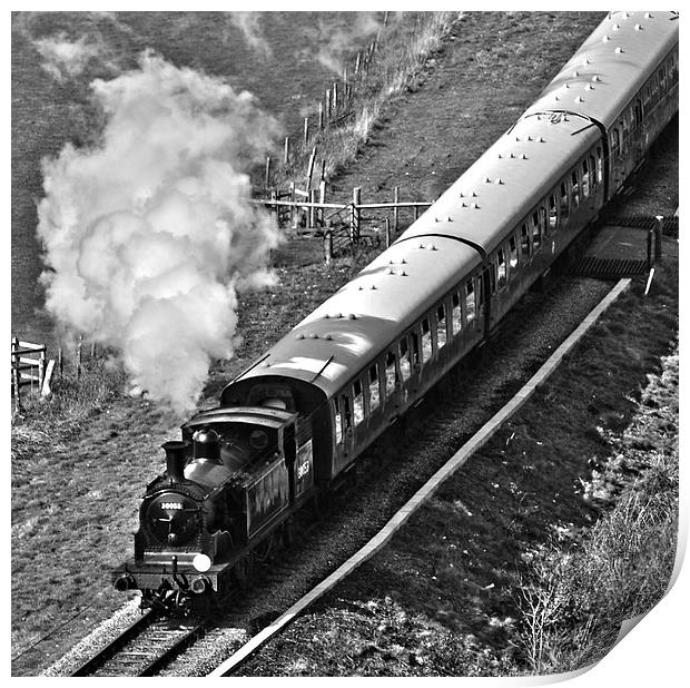 Steam Train Print by Shaun Jacobs