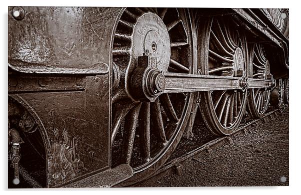 Wheels of time (8572) Acrylic by Castleton Photographic