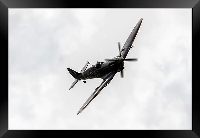 Spitfire Mk LFIXe Framed Print by J Biggadike