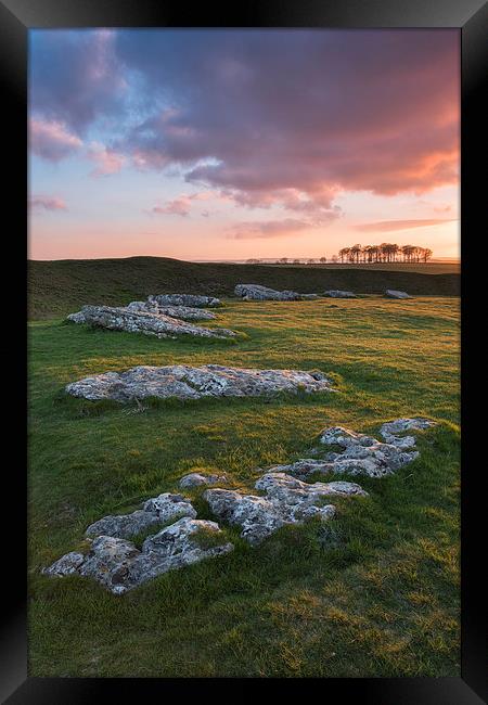 Arbor Low Framed Print by James Grant