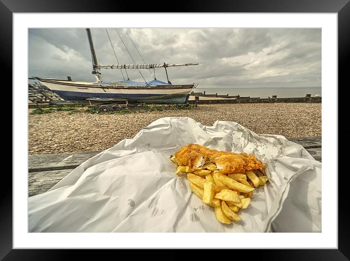 Chish n Fips Framed Mounted Print by Rob Hawkins