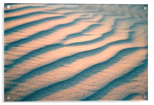 Sand Ripples Acrylic by Graham Prentice