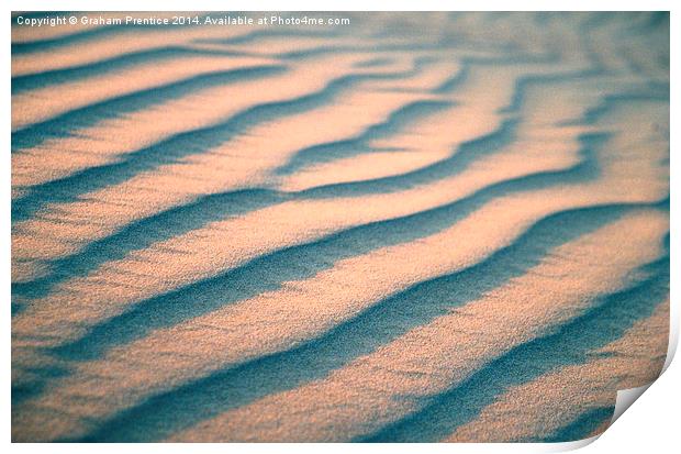 Sand Ripples Print by Graham Prentice