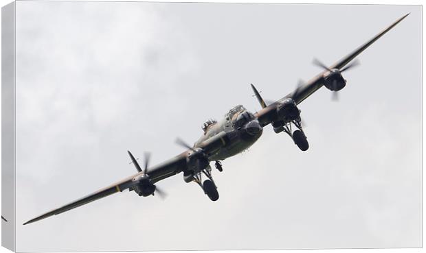 Lancaster Bomber Canvas Print by J Biggadike