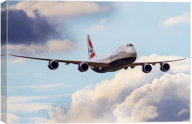 British Airways World Cargo 747 Canvas Print by Oxon Images