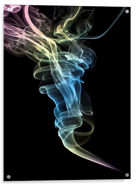 Smokey 1 Acrylic by Steve Purnell