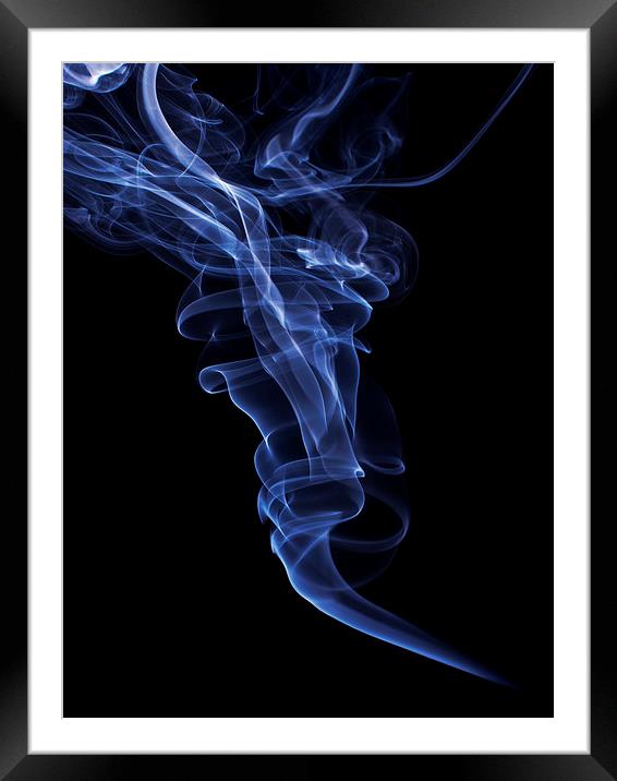 Smokey 2 Framed Mounted Print by Steve Purnell