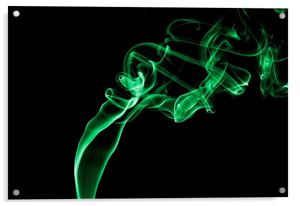 Smokey 3 Acrylic by Steve Purnell