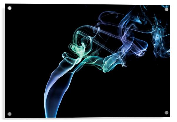 Smokey 4 Acrylic by Steve Purnell