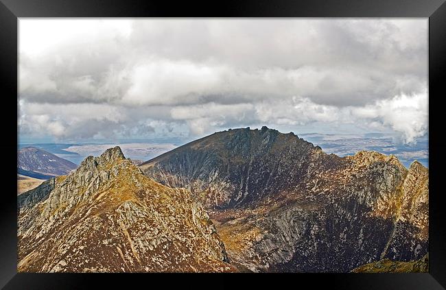 Arran hill tops Framed Print by jane dickie