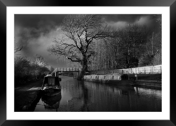 Storm Brewing Framed Mounted Print by Jack Jacovou Travellingjour