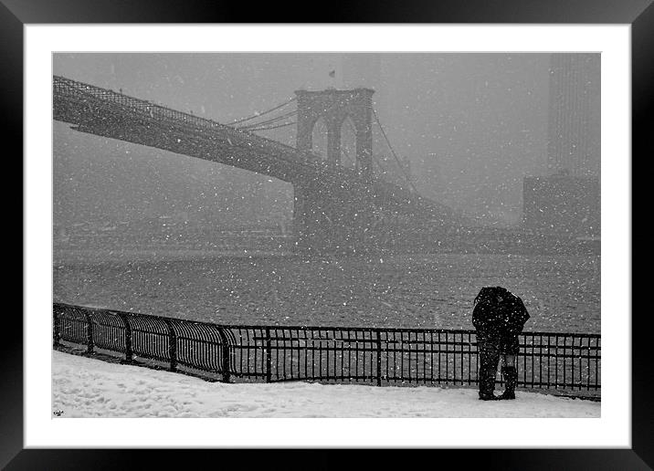 Winter Romance Framed Mounted Print by Chris Lord