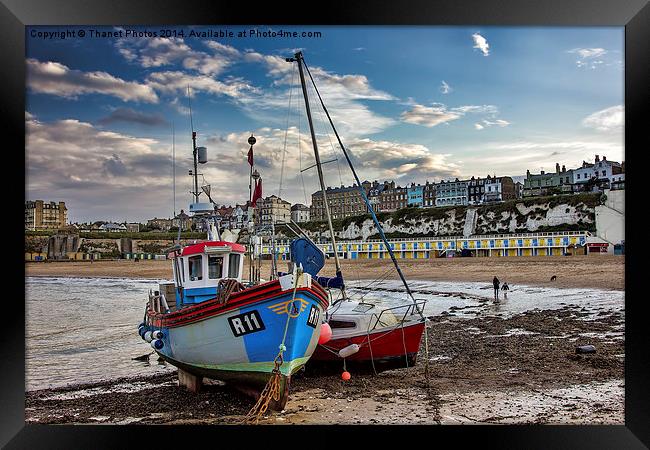 Boats in the harbour Framed Print by Thanet Photos