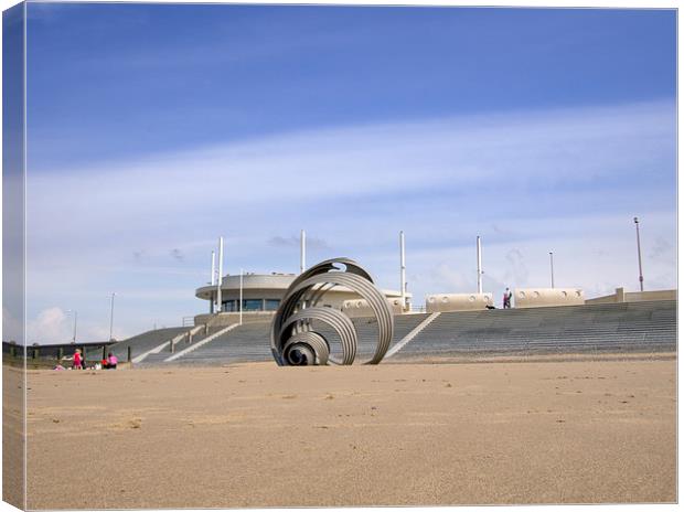 Cleveleys Canvas Print by Victor Burnside