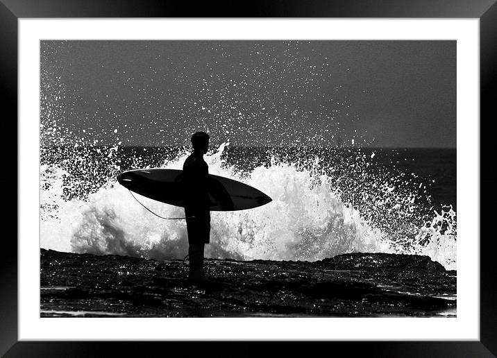 Anticipation Framed Mounted Print by Sheila Smart
