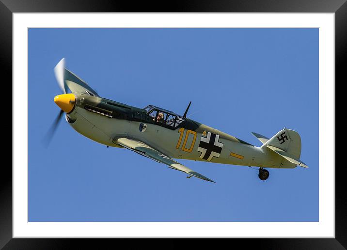 Messerschmit Bf109 Hispano Buchon Framed Mounted Print by Oxon Images