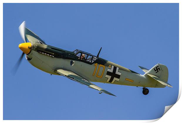 Messerschmit Bf109 Hispano Buchon Print by Oxon Images