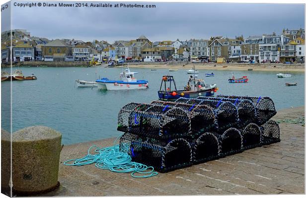 St Ives Canvas Print by Diana Mower