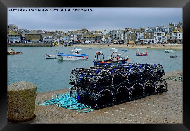 St Ives Framed Print by Diana Mower