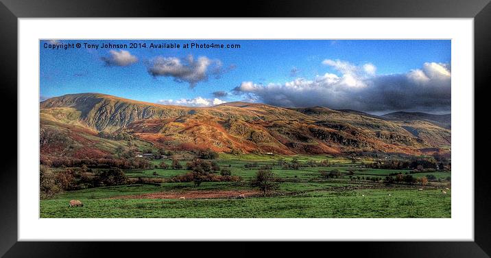 St. Johns-In-The-Vale, Cumbria. Framed Mounted Print by Tony Johnson