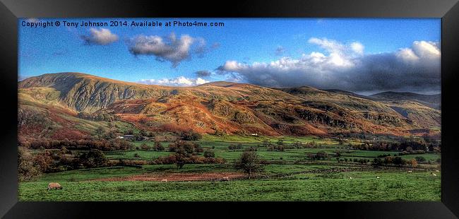 St. Johns-In-The-Vale, Cumbria. Framed Print by Tony Johnson