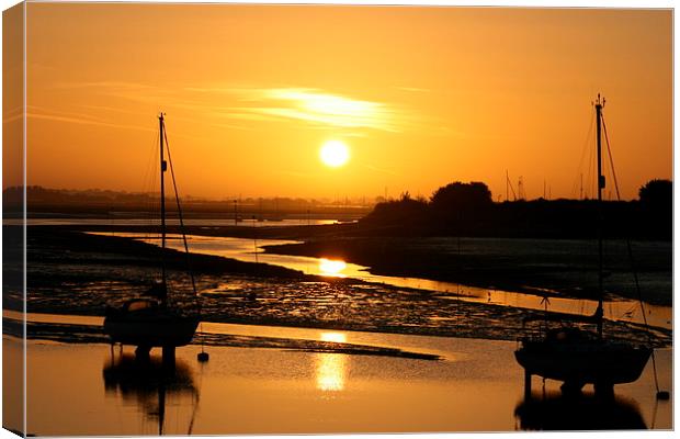 Chichester Harbour Canvas Print by Debbie Mcilroy
