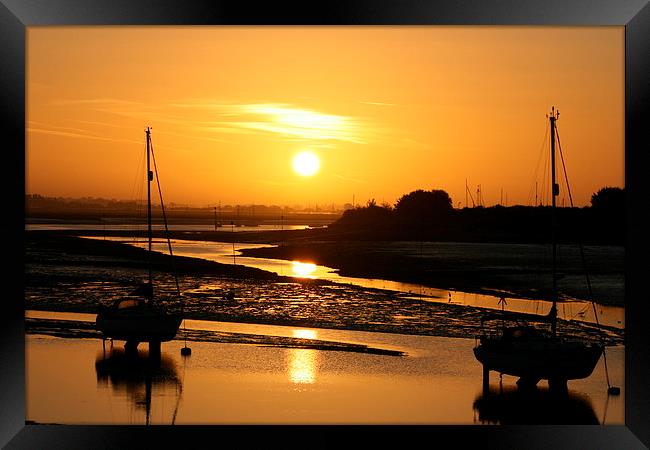 Chichester Harbour Framed Print by Debbie Mcilroy