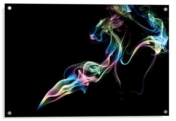 Smokey 5 Acrylic by Steve Purnell