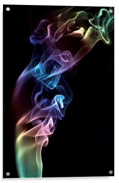 Smokey 7 Acrylic by Steve Purnell