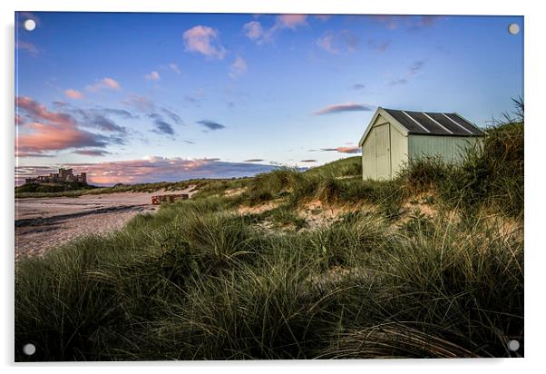 Shed with a view Acrylic by Richard Armstrong