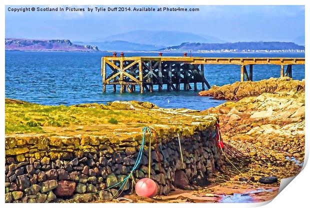 Portencross Harbour on the Clyde Print by Tylie Duff Photo Art