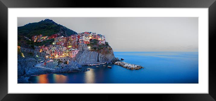CINQUE TERRE, ITALY Framed Mounted Print by Eamon Fitzpatrick