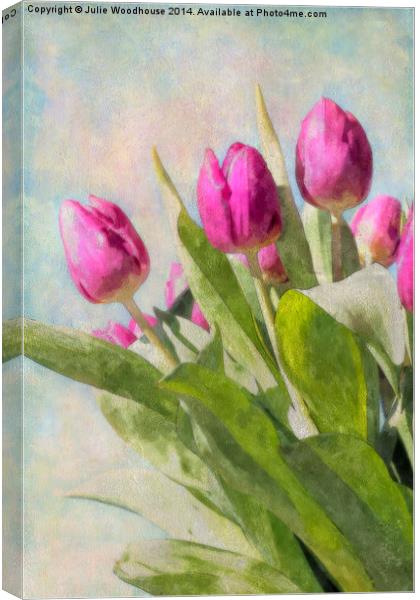 Tulips Canvas Print by Julie Woodhouse