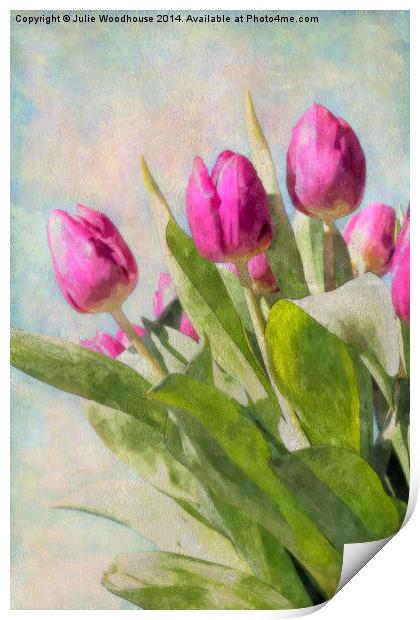 Tulips Print by Julie Woodhouse