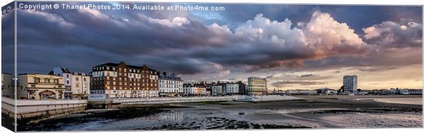 Stunning Seascape Sunset Canvas Print by Thanet Photos