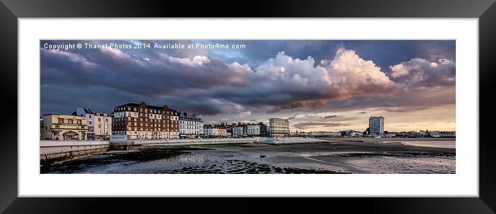 Stunning Seascape Sunset Framed Mounted Print by Thanet Photos